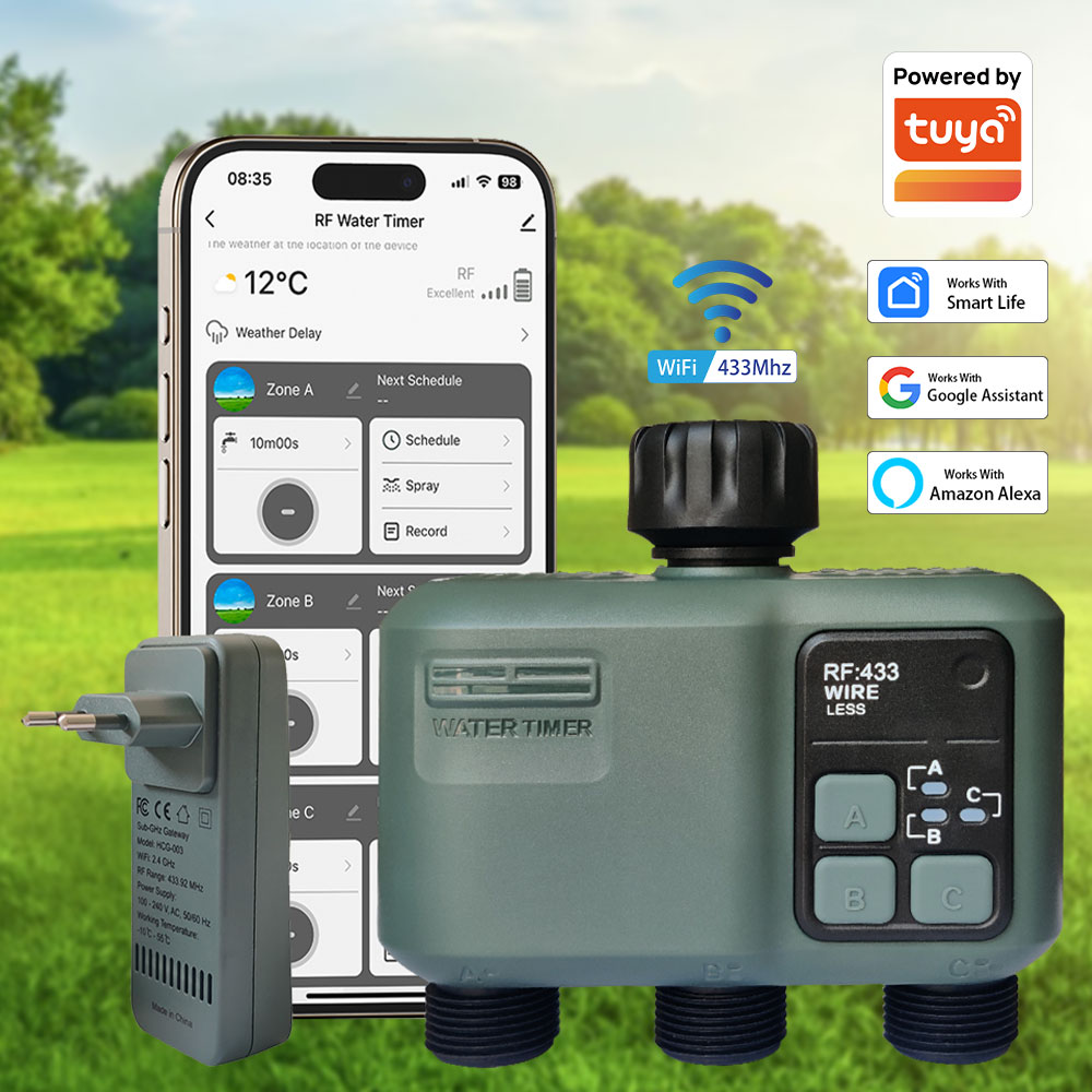Tuya Wifi+RF433 3-wyjściowy Ti – Smart Garden Kit recenzja i cena